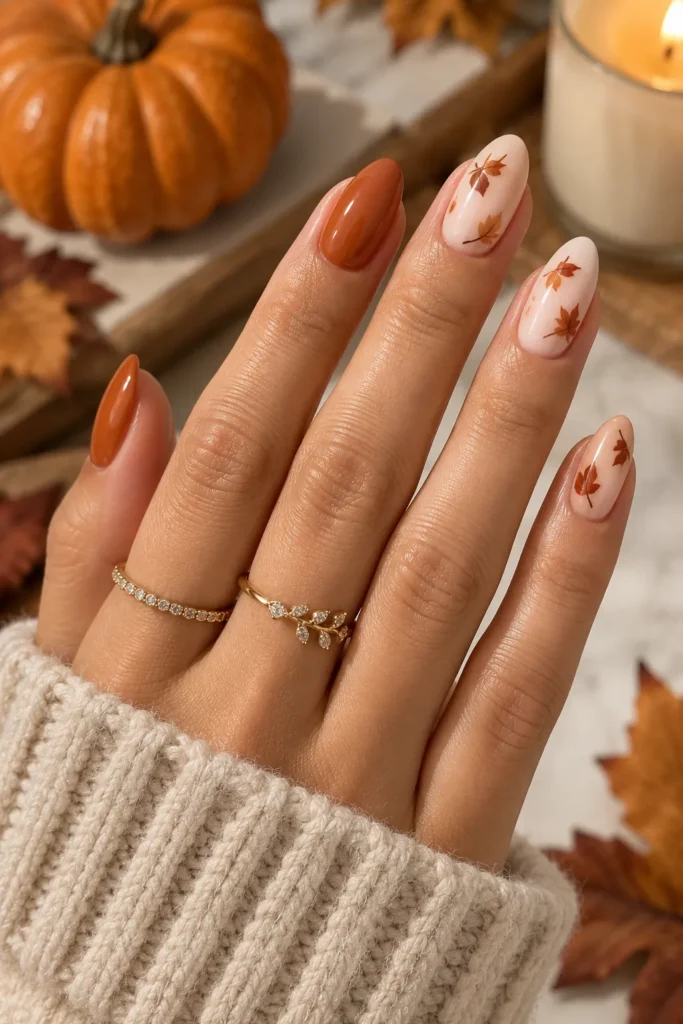 Burnt Orange Leaves