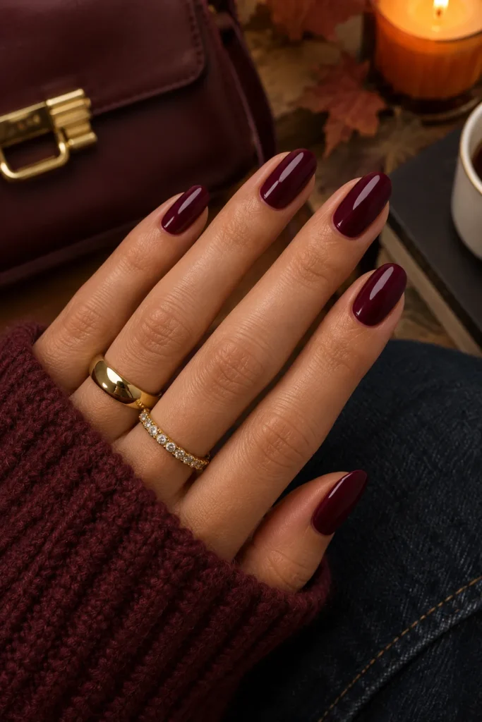 Deep Burgundy Shine