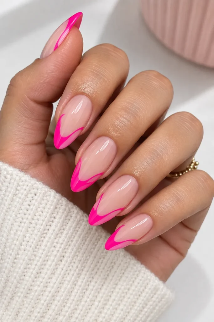 Electric Pink Swirl