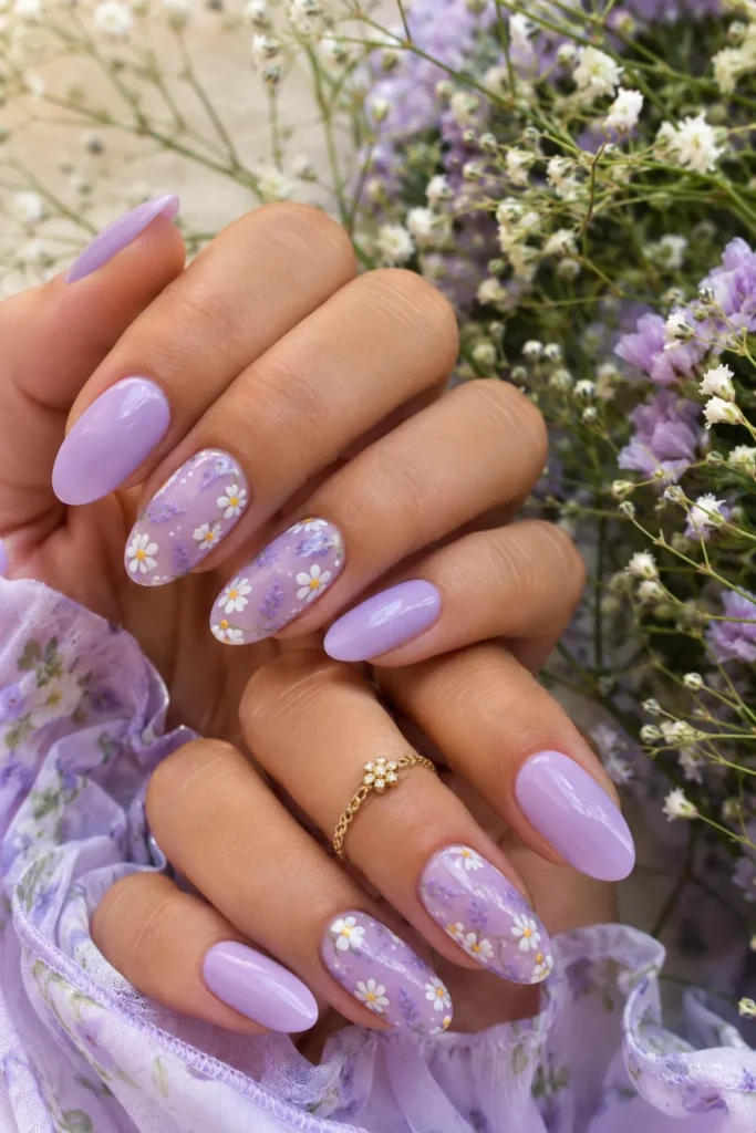 Lilac Floral Details