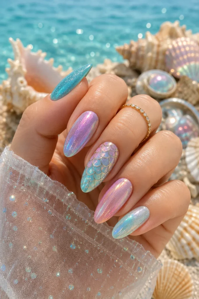 Mermaid-Inspired Shimmer