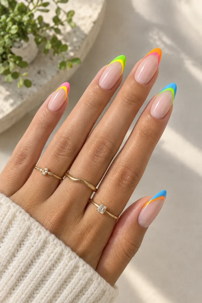 Neon Rainbow Curve