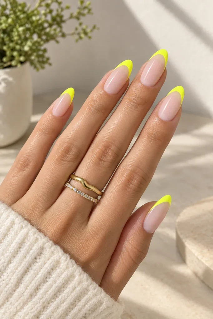 Neon Yellow Line