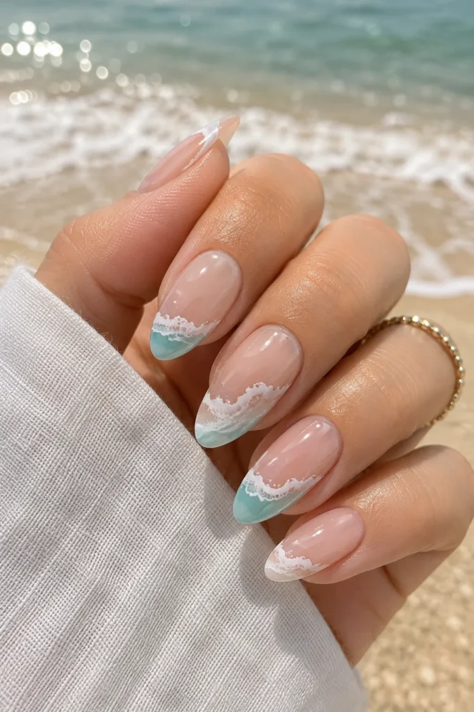Ocean Foam French Tips