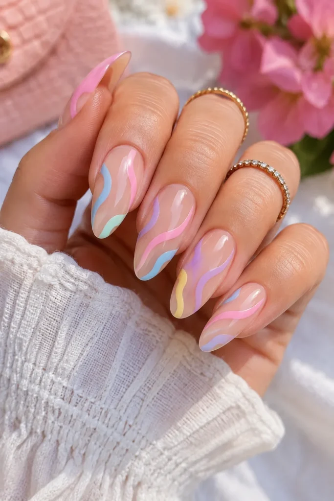 Pastel Swirl Art