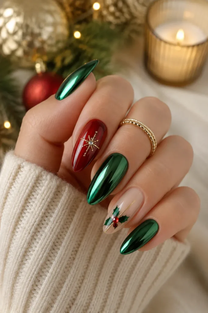 Red Green Chrome Accents