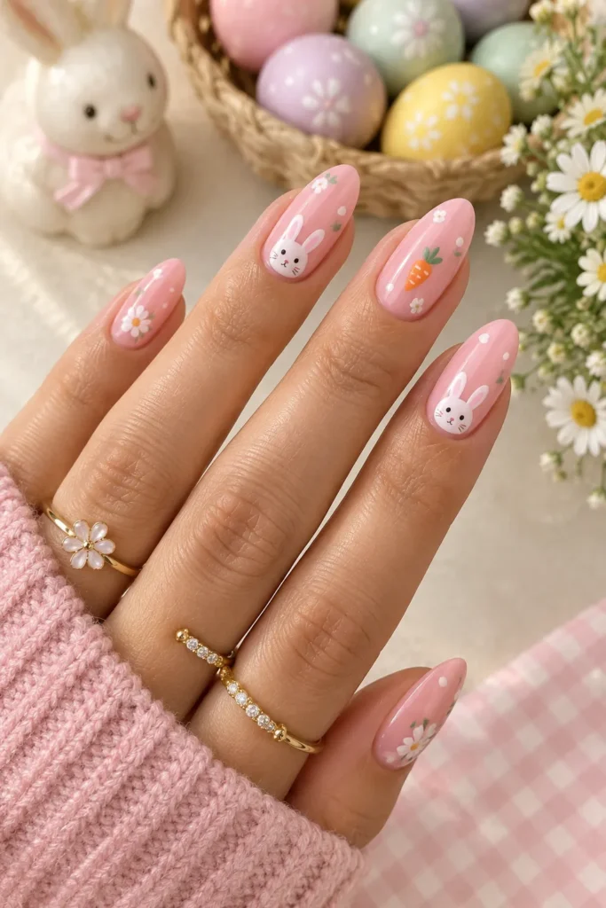 Pink Easter Nails Ideas