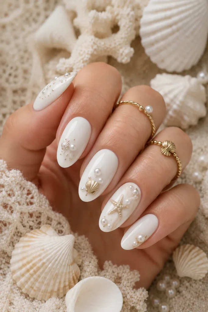 White Beach Shells